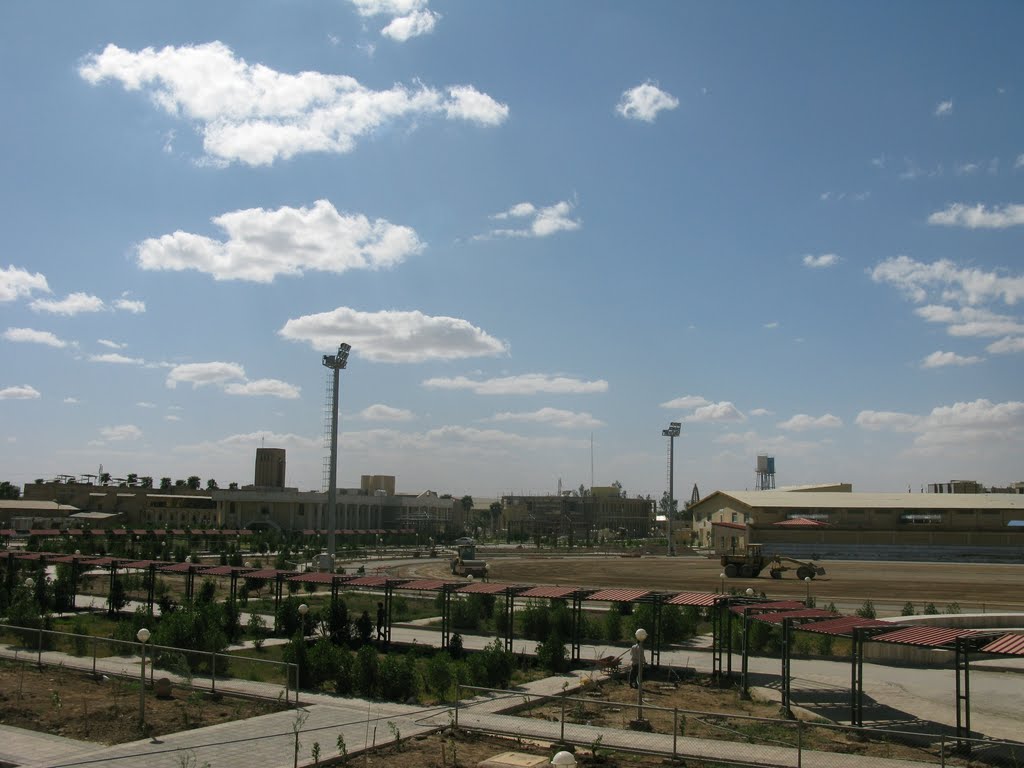 یه نمای کلی از محوطه دانشکده نفت آبادان 1388   Abadan faculty of petroleum