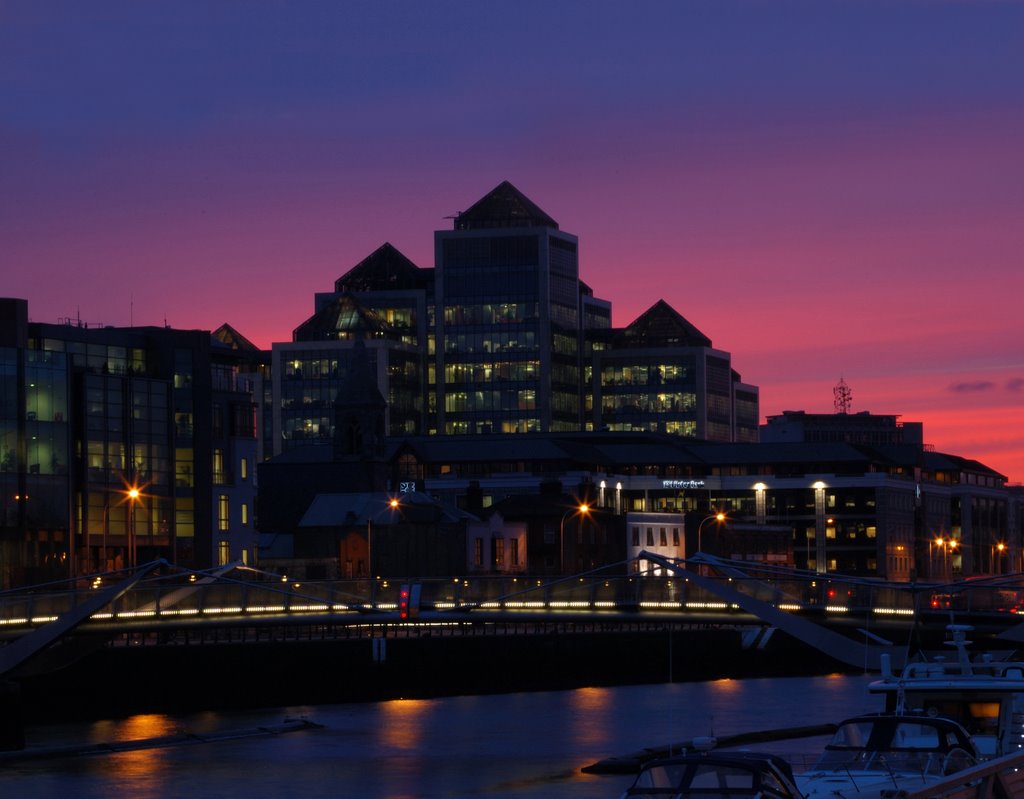 Dusk View across the Liffey