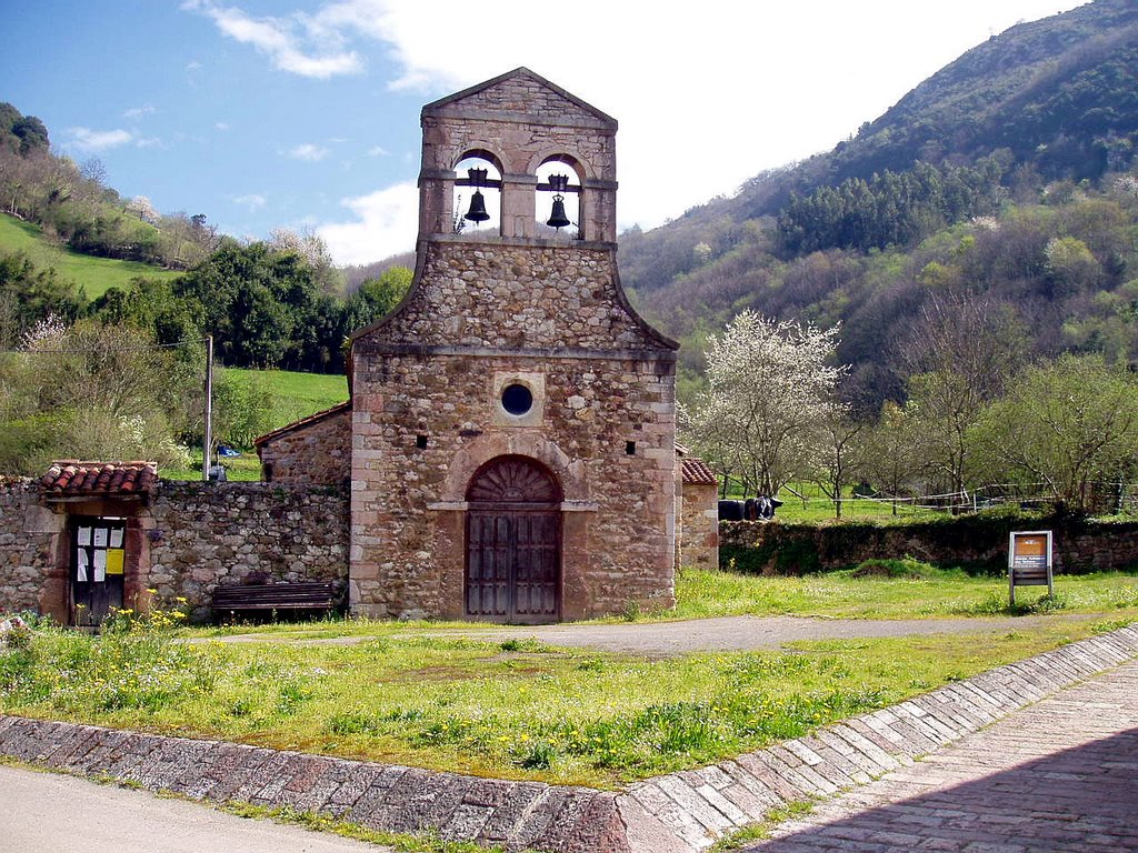 Iglesia Preromanica Santo Adriano, Santo Adriano, Asturias.