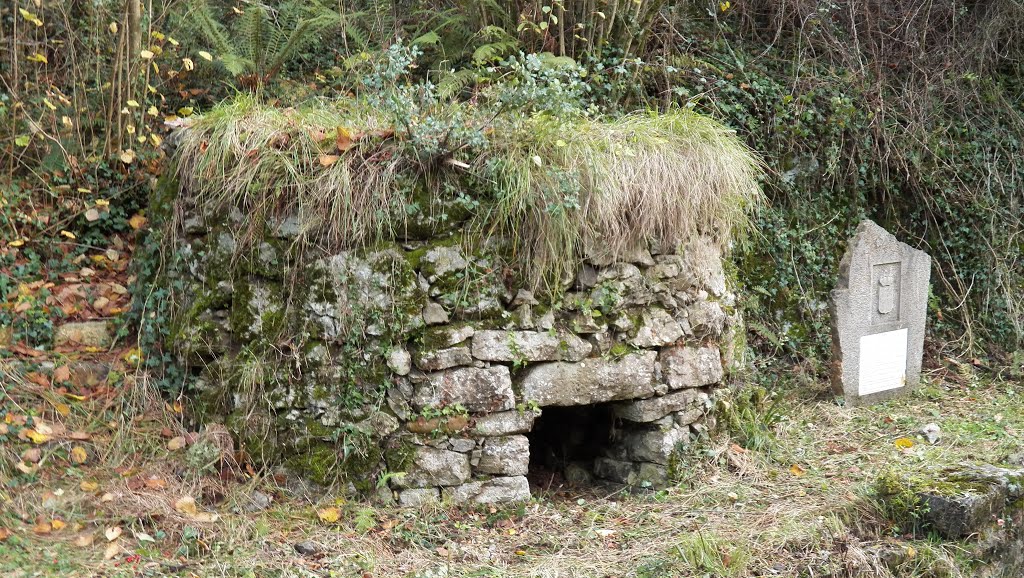 Calera en la Senda del Oso camino de Tuñón. SANTO ADRIANO.