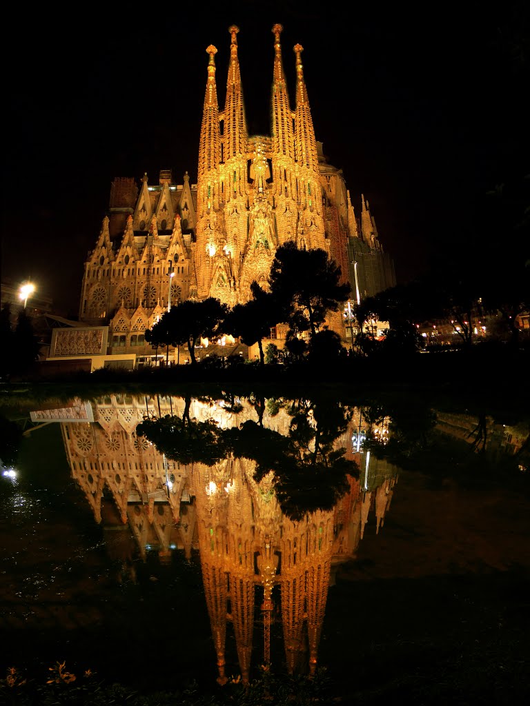 Sagrada Família, Plaça de Gaudí, Barcelona