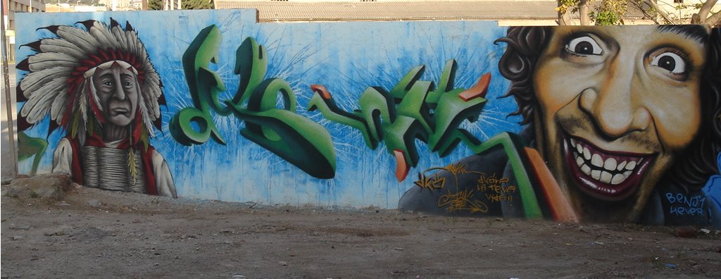 Graffiti a al Pujada Roja (www.guiamanresa.com)