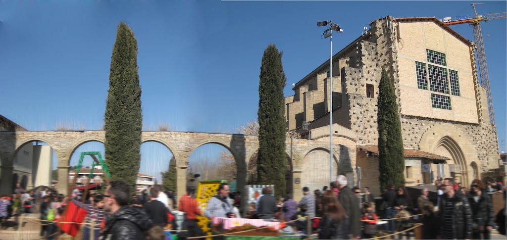plaça del mil-centenari i església del Carme MANRESA
