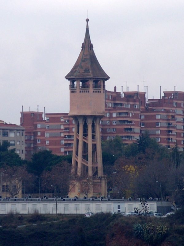 torre de l´aigua desde la salut
