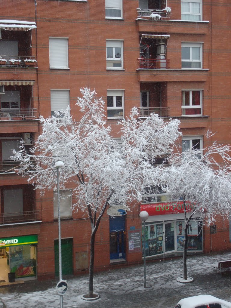 nieve en Sabadell