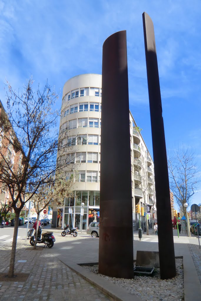 Sabadell. Monument a Zamenhof.