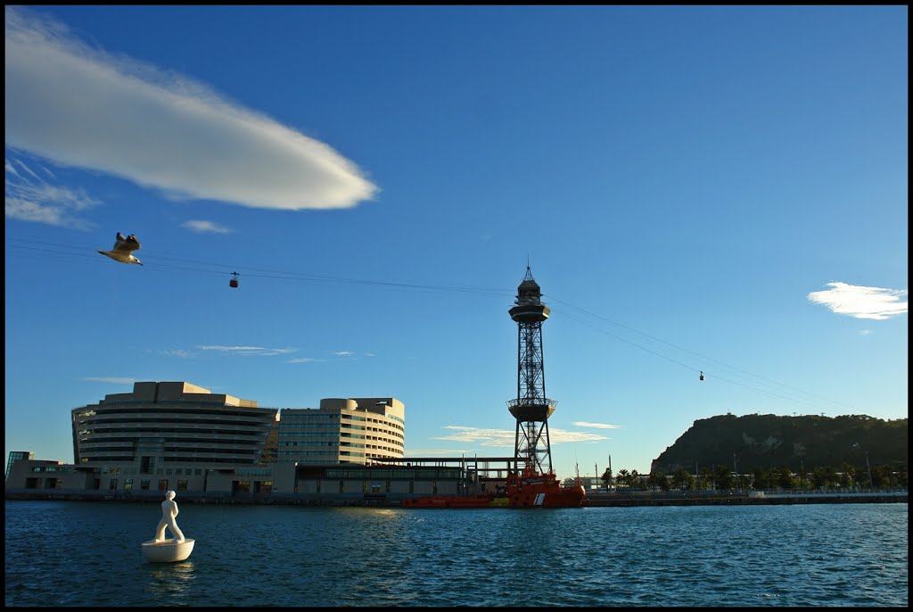 Barcelona Port View - World Trade Center & Teleferico - [By Stathis Chionidis]