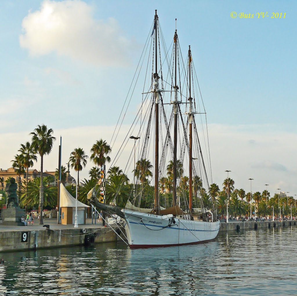 Barcelona waterfront. Набережная Барселоны