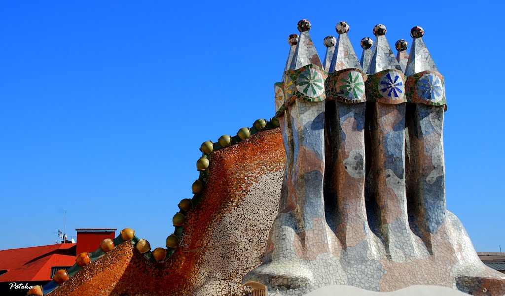 Chimeneas casa Batlló