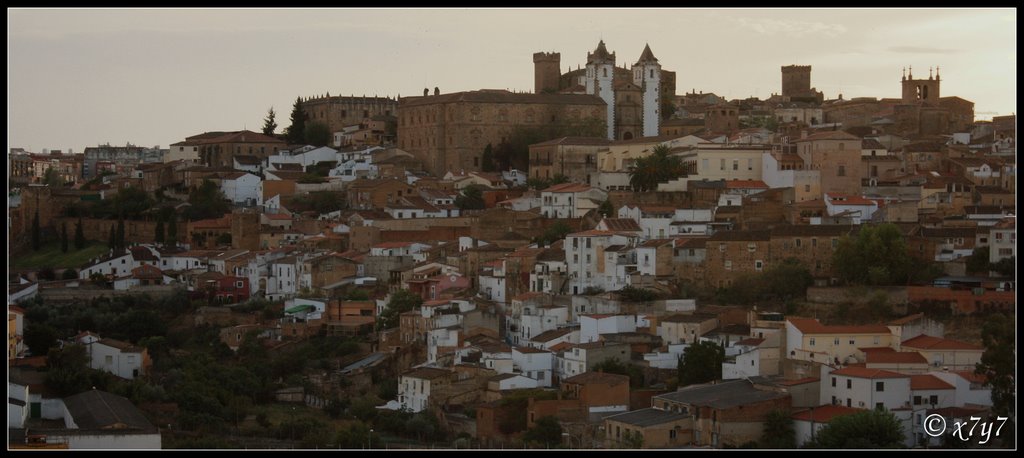 Vista de la parte antigua (Cáceres)
