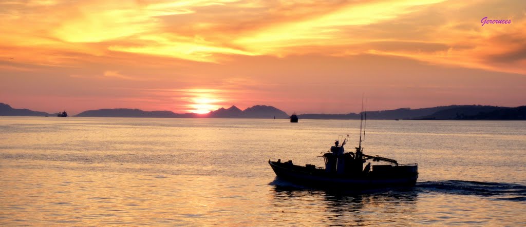 Ría de Vigo, a trabajar...