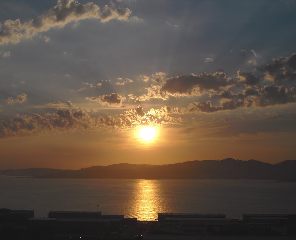 Atardecer en la Ría.