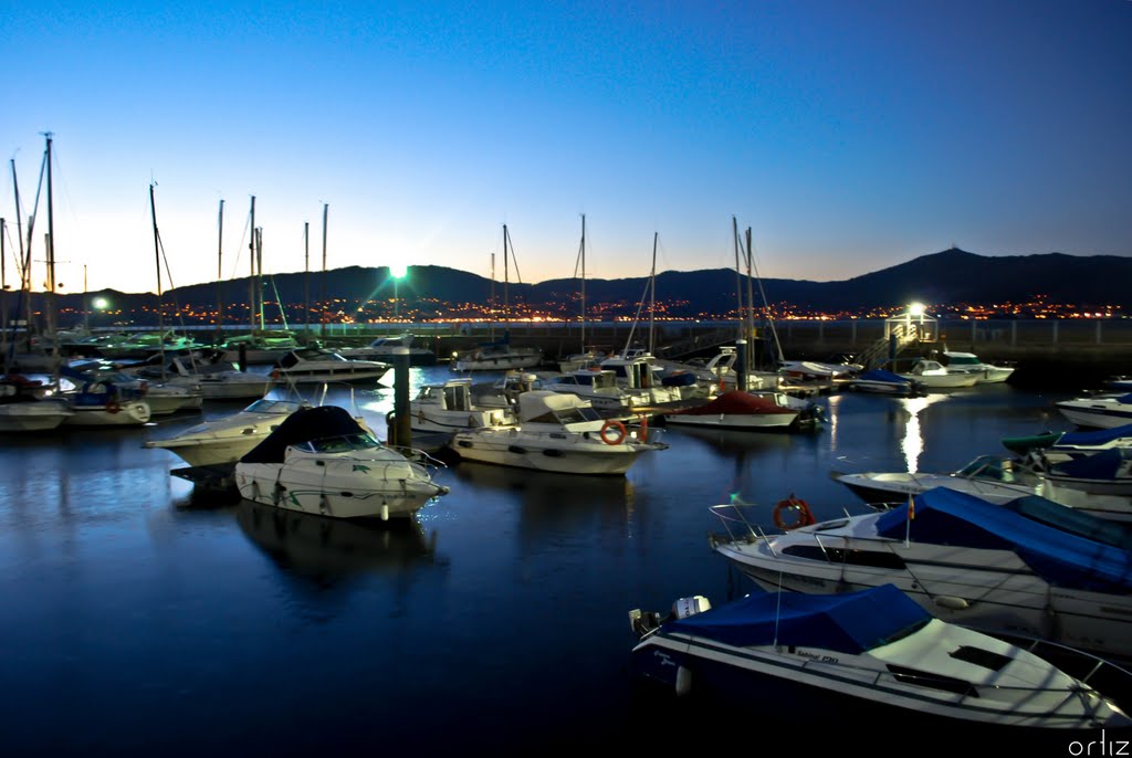 Anochece en la Ria de Vigo