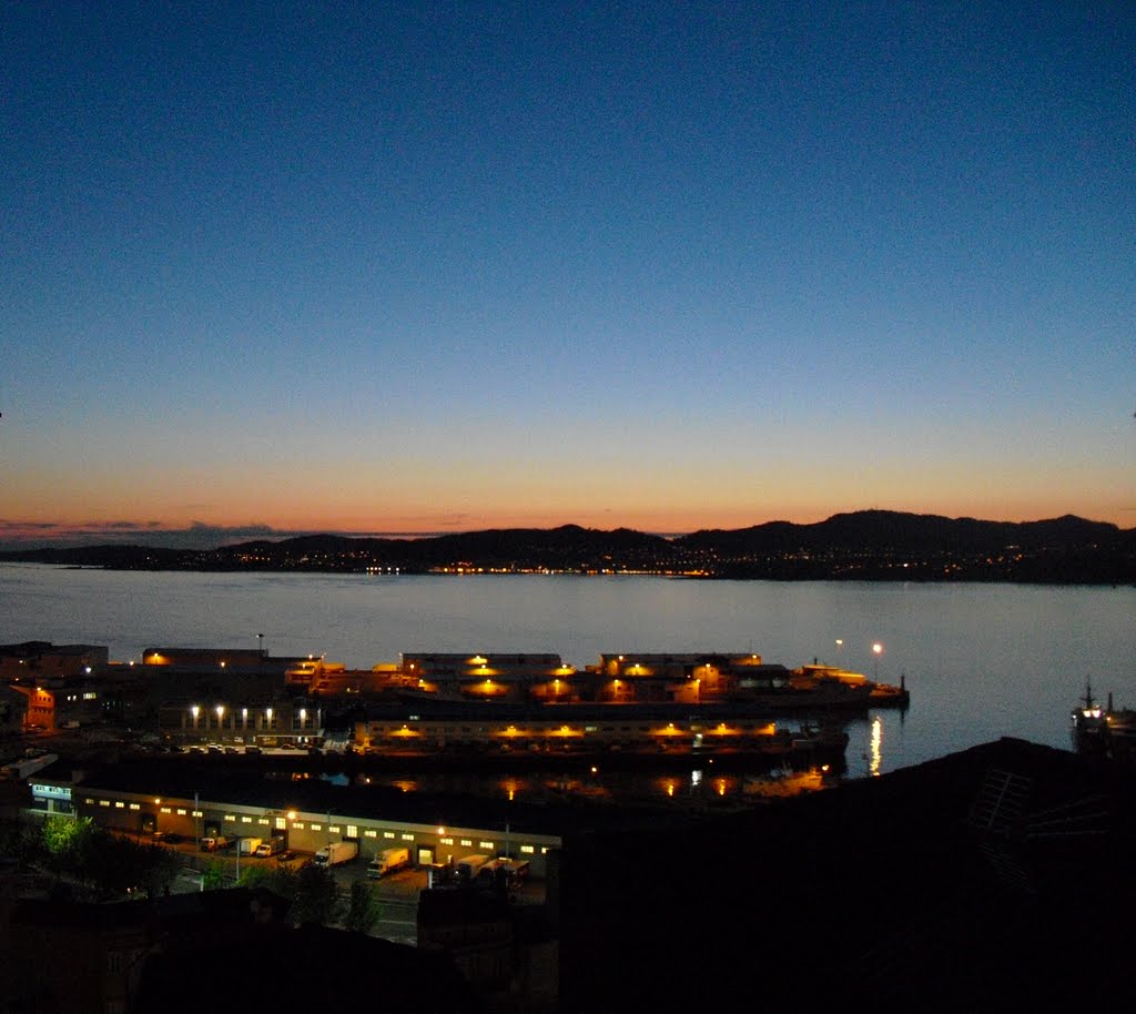 Los colores de la Ría al atardecer.