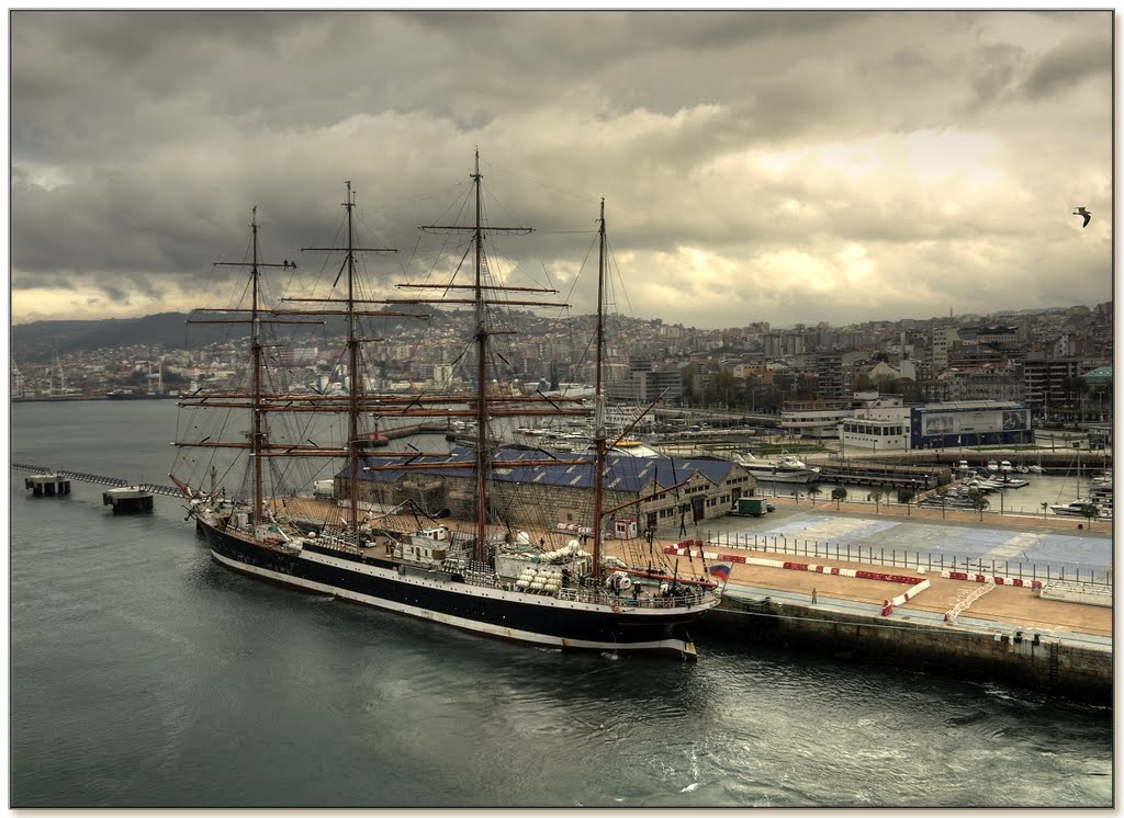 STS Sedov in Vigo.