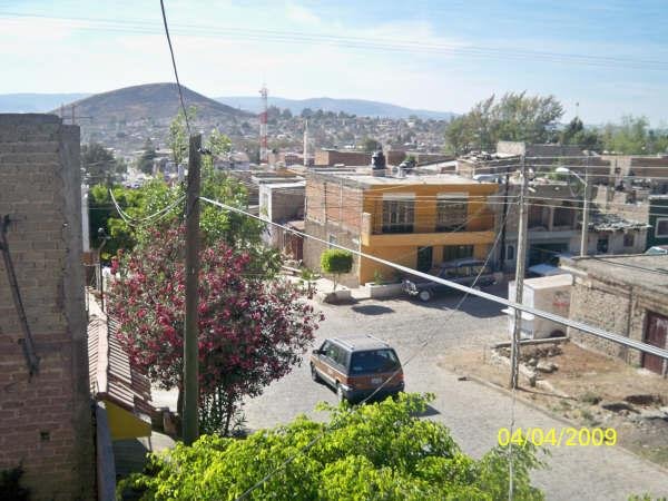 el cerro del panteon desde  la casa de fabian