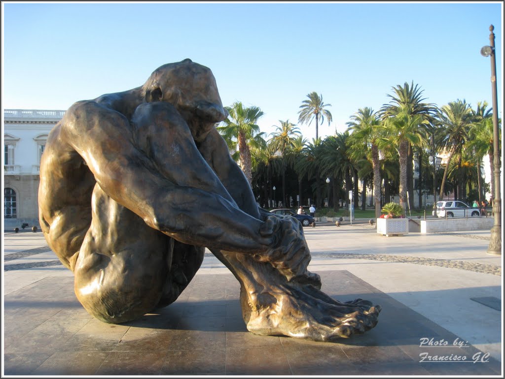“El Zulo”, escultura de Víctor Ochoa que homenajea en Cartagena a las víctimas del terrorismo.....In memory to the victims of the terrorism......{ By FranciscoGC }.