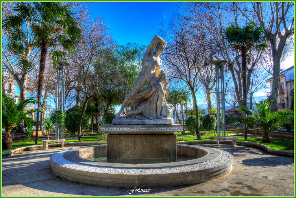 Parque  de  Colombia.  (f). Monumento a  la  defensa  de  Zaragoza. (1839).Dedicada   a  **Meersch**.