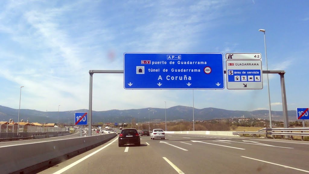 ESPAÑA Autovía del Noroeste A6, Collado Villalba