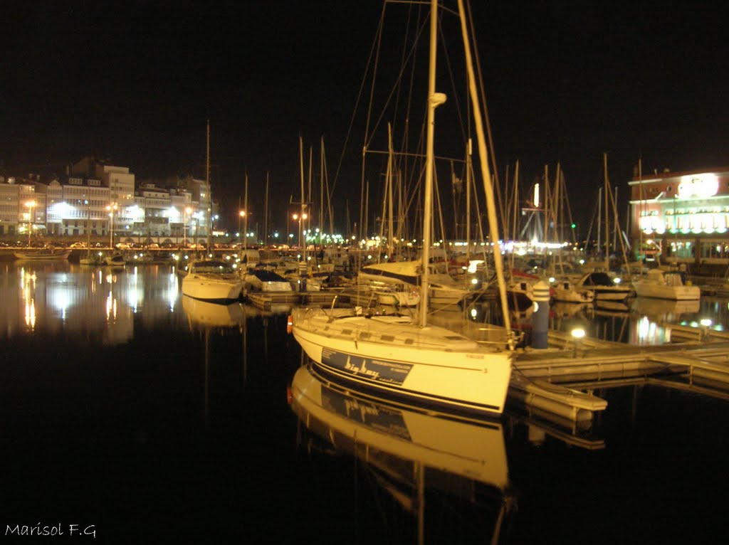 LA DÁRSENA DE LA MARINA, LA CORUÑA