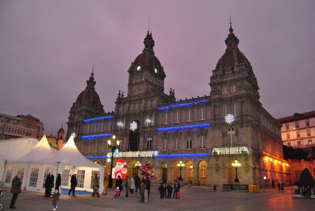 A Coruña--Pza María Pita  ( Nocturna)