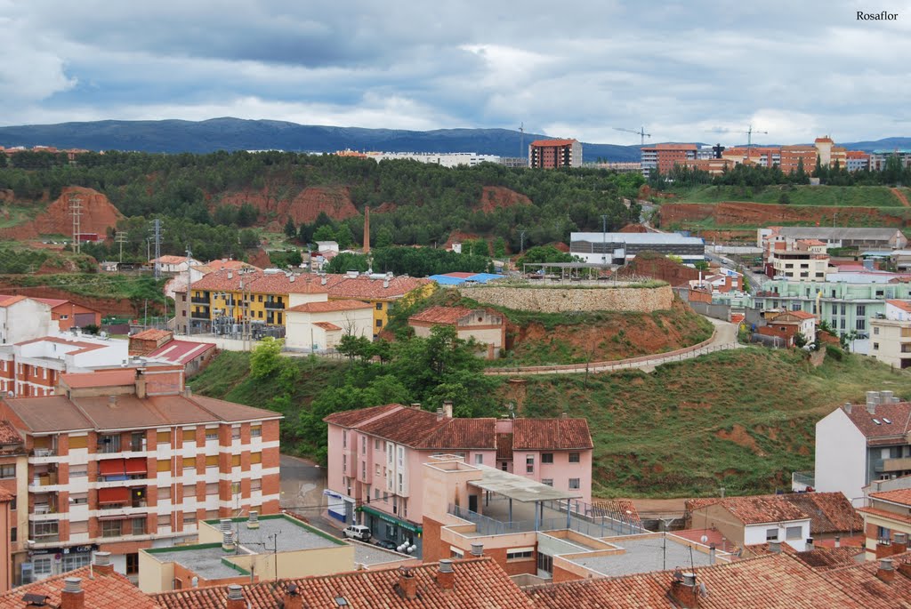 Vista de Teruel desde la Estación de Autobuses