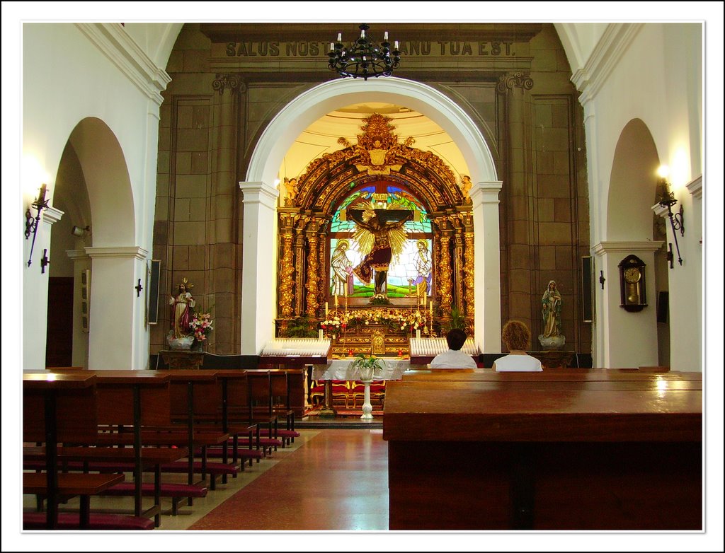 Interior ermita Cristo de la Salud
