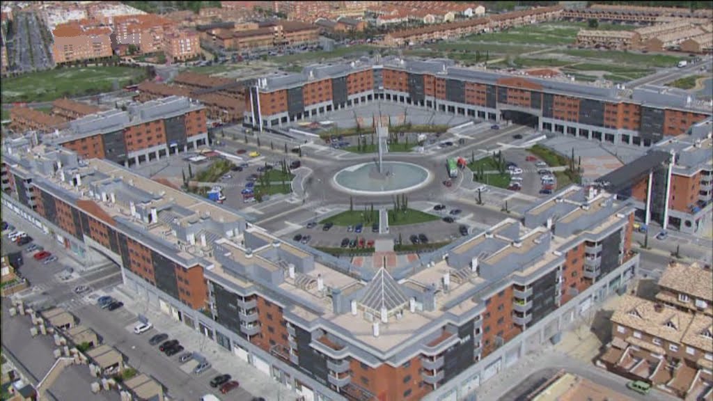 Vista aerea de los nuevos barrios de Valdemoro