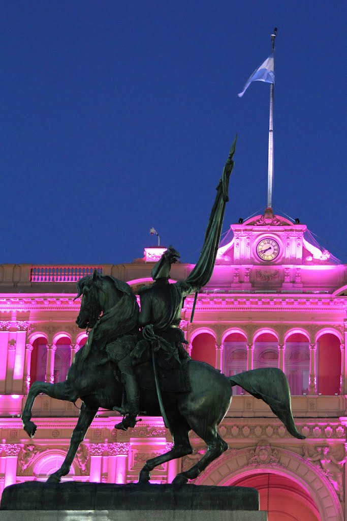 General Manuel Belgrano y Casa Rosada - Buenos Aires