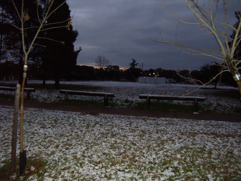 Amanecer Nevado, Campana, Argentina