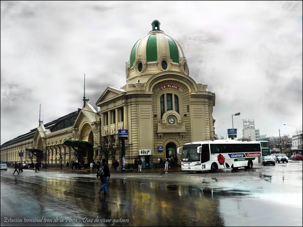 Estación terminal trenes la plata - Diaz de vivar gustavo