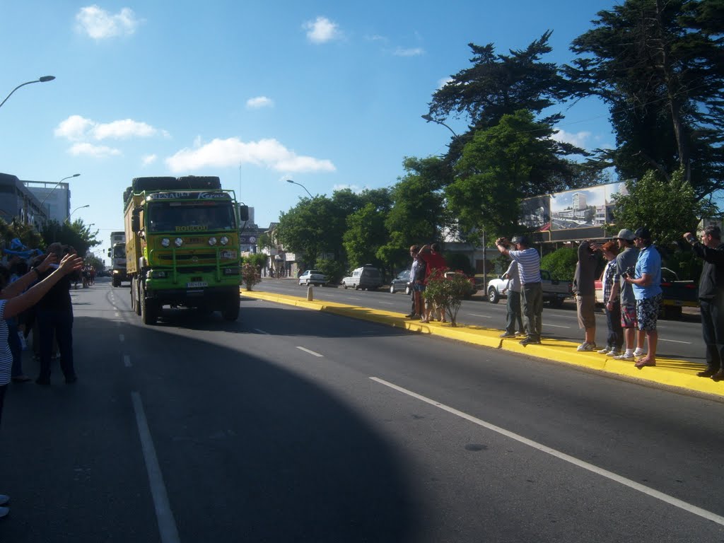 El Dakar 2012 por Av. Juan B. Justo