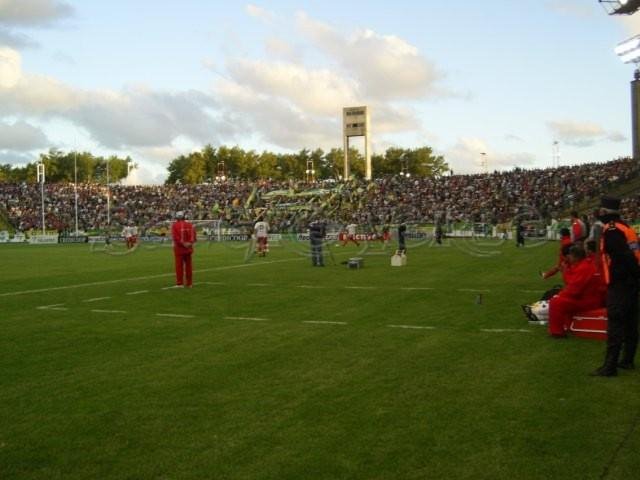 estadio marplatense aldosivi copando la tribuna