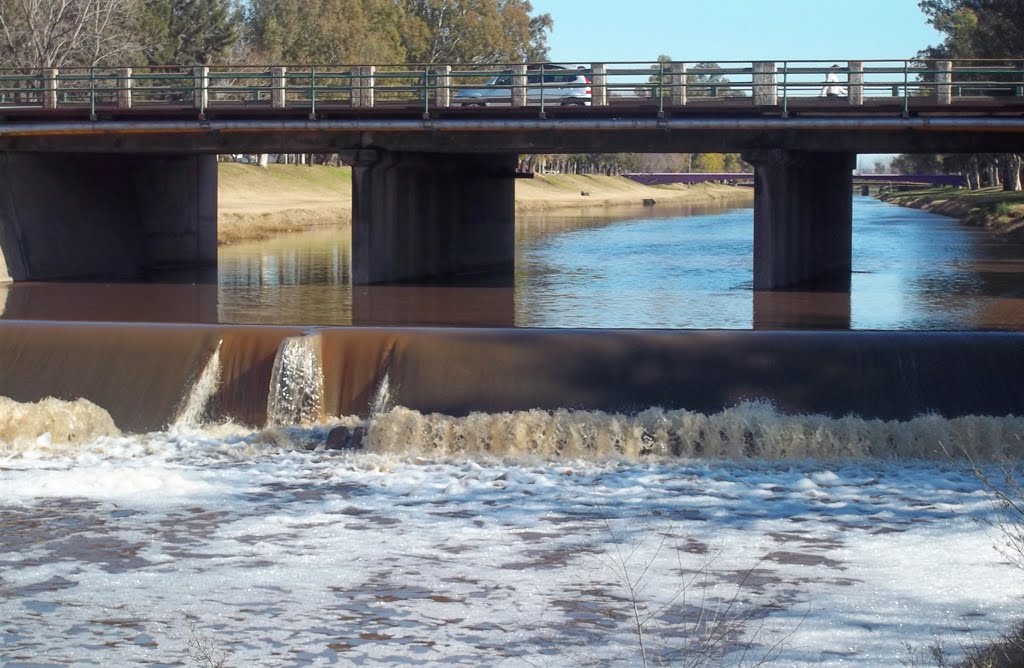 Puente y represa