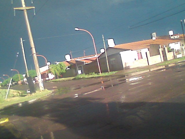 av passo y puerto madryn despues de una tormenta