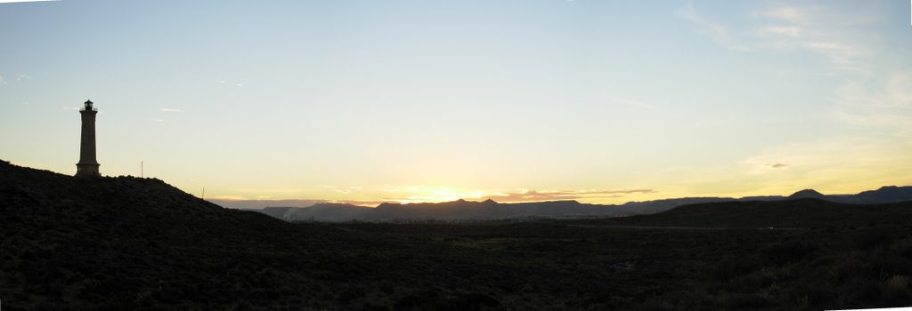 Atardecer y Faro