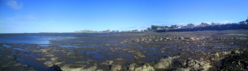 Baja Mar en Caleta Córdova, Argentina