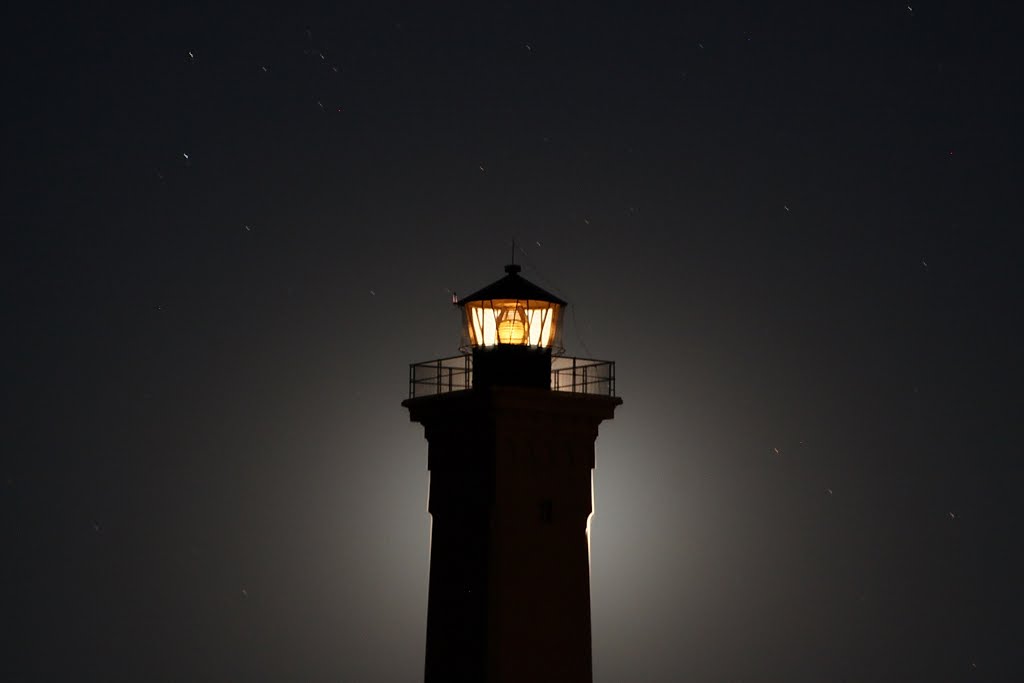 Luna llena y Faro San Jorge 2013