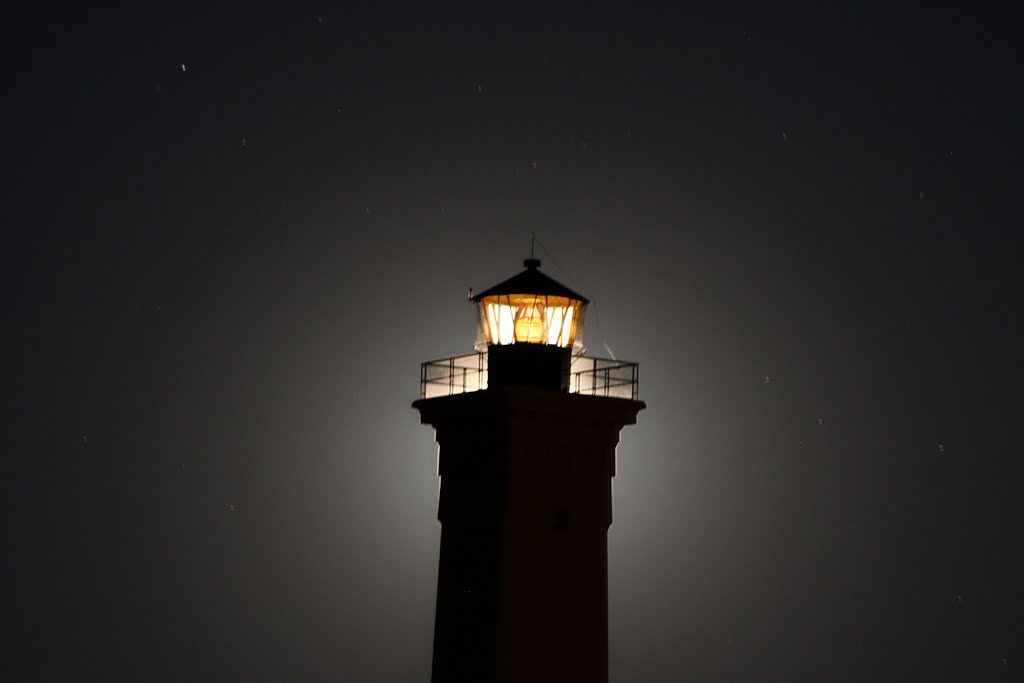 Luna llena y Faro San Jorge 2013