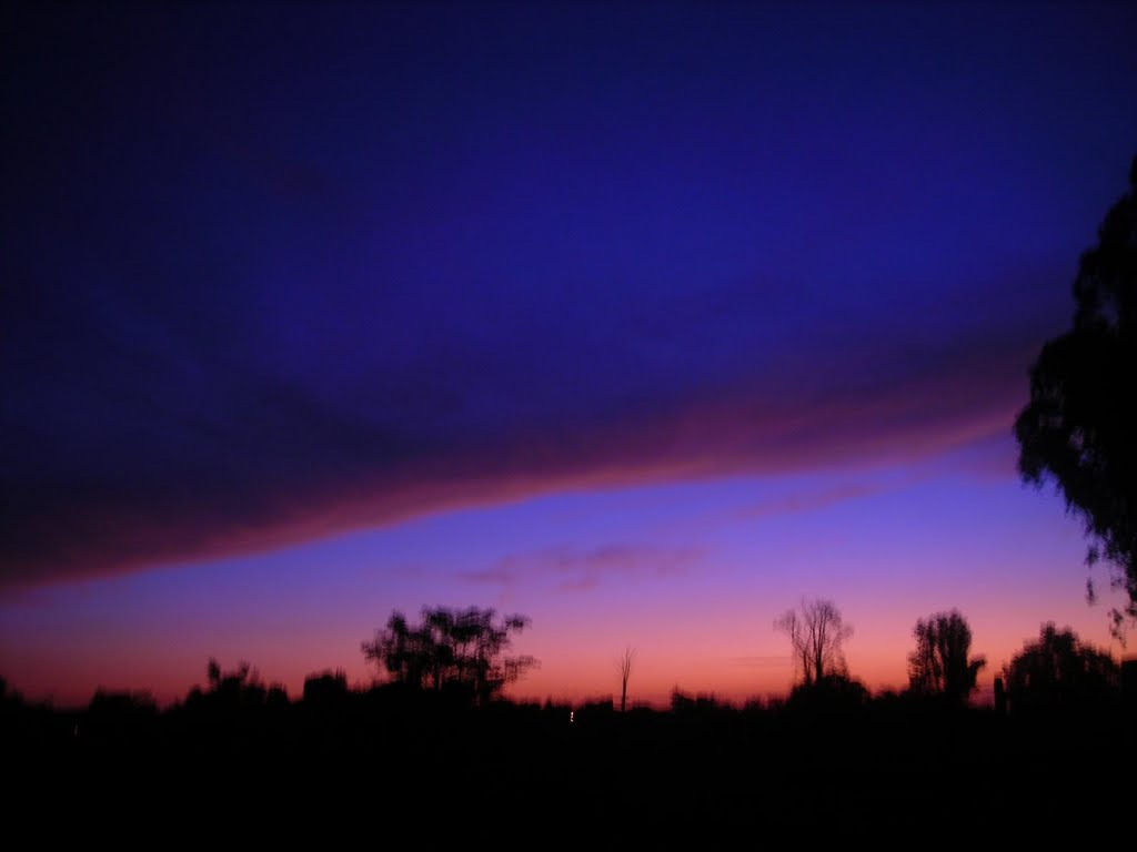 Atardecer en el regimiento