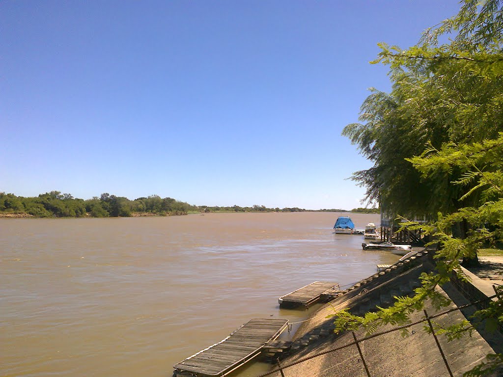 MIRANDO HACIA EL NORTE (MEDIANERA CLUB NÁUTICO) - GOYA, CORRIENTES (ARGENTINA)