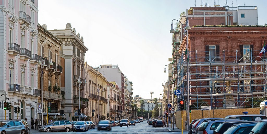corso vittorio emanuele, bari [panoramica]