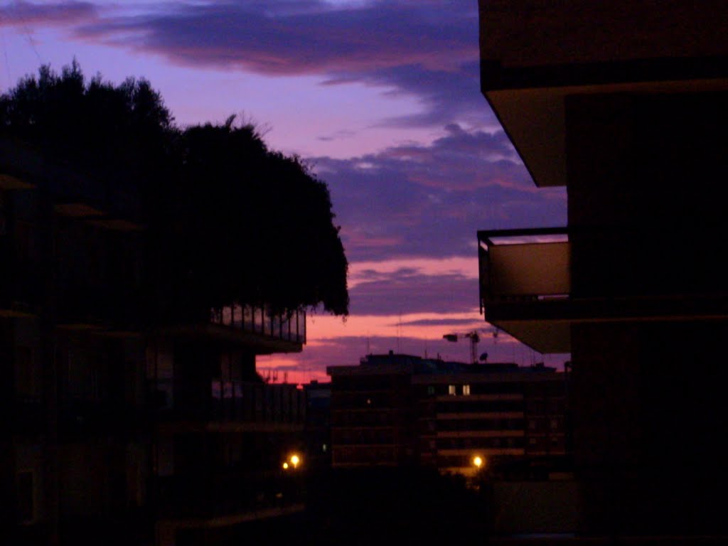 Tramonto viola...