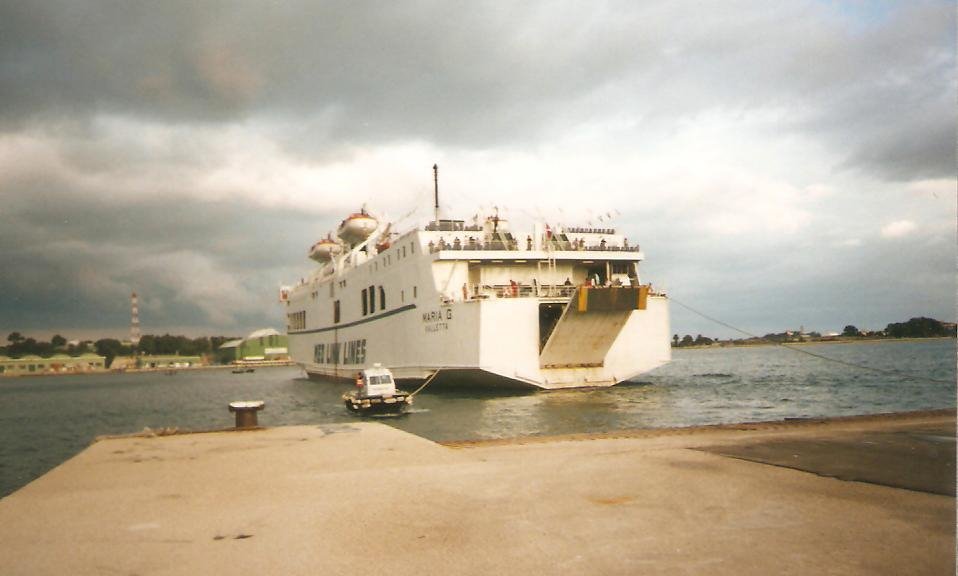 A ferry, Bari or Brindisi?, Italy