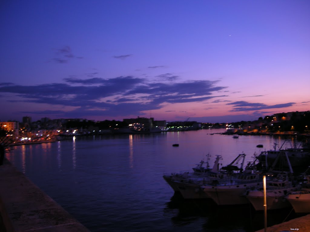 Brindisi..il porto al tramonto...