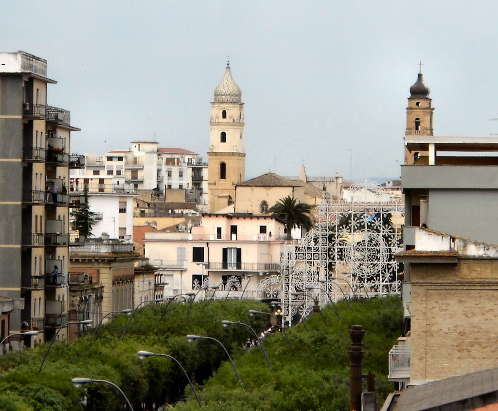 San Severo - Viale Matteotti dallalto