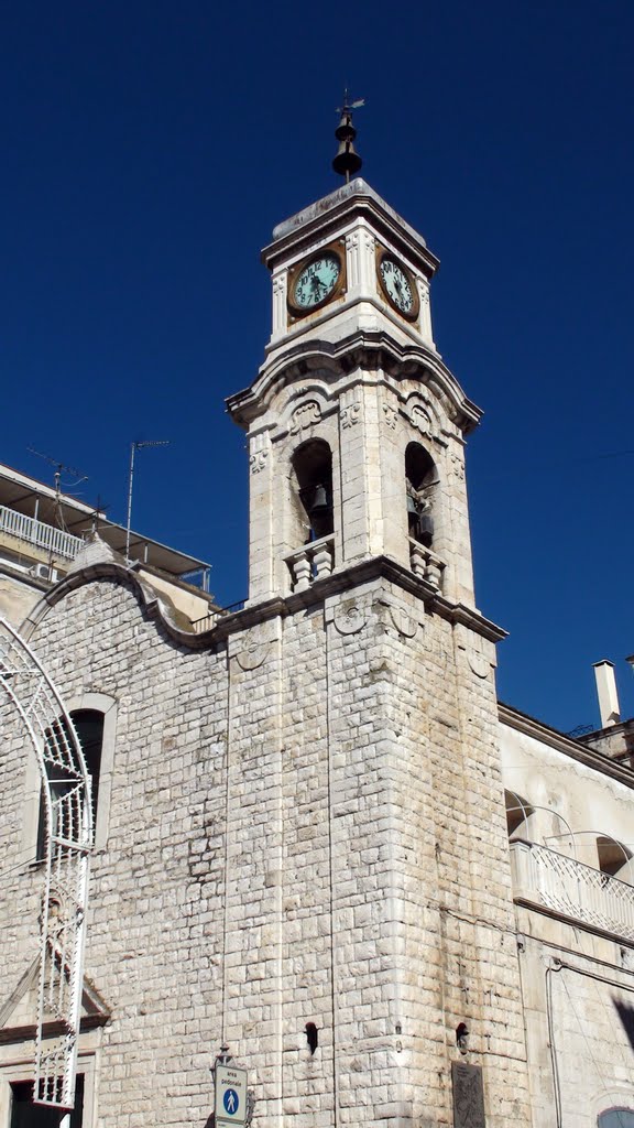 Trani - Campanile chiesa S.Rocco - fu eretta nel corso di una pestilenza, nel 1528*