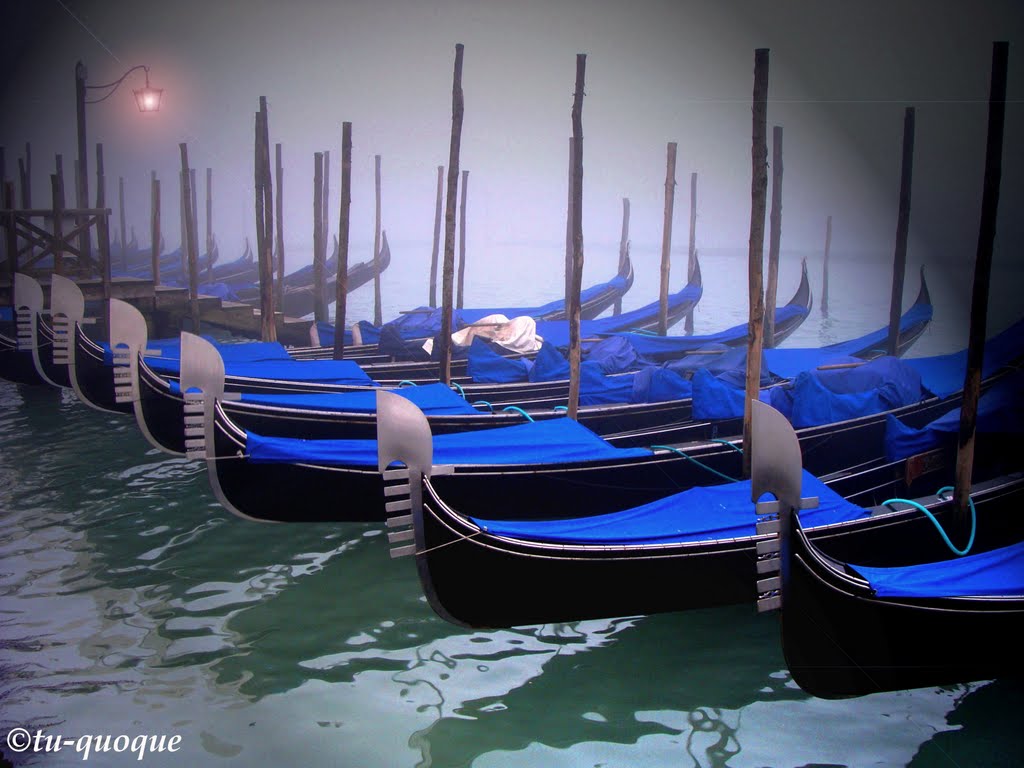 Blue fog,blue boats,blue mood...(Venezia)