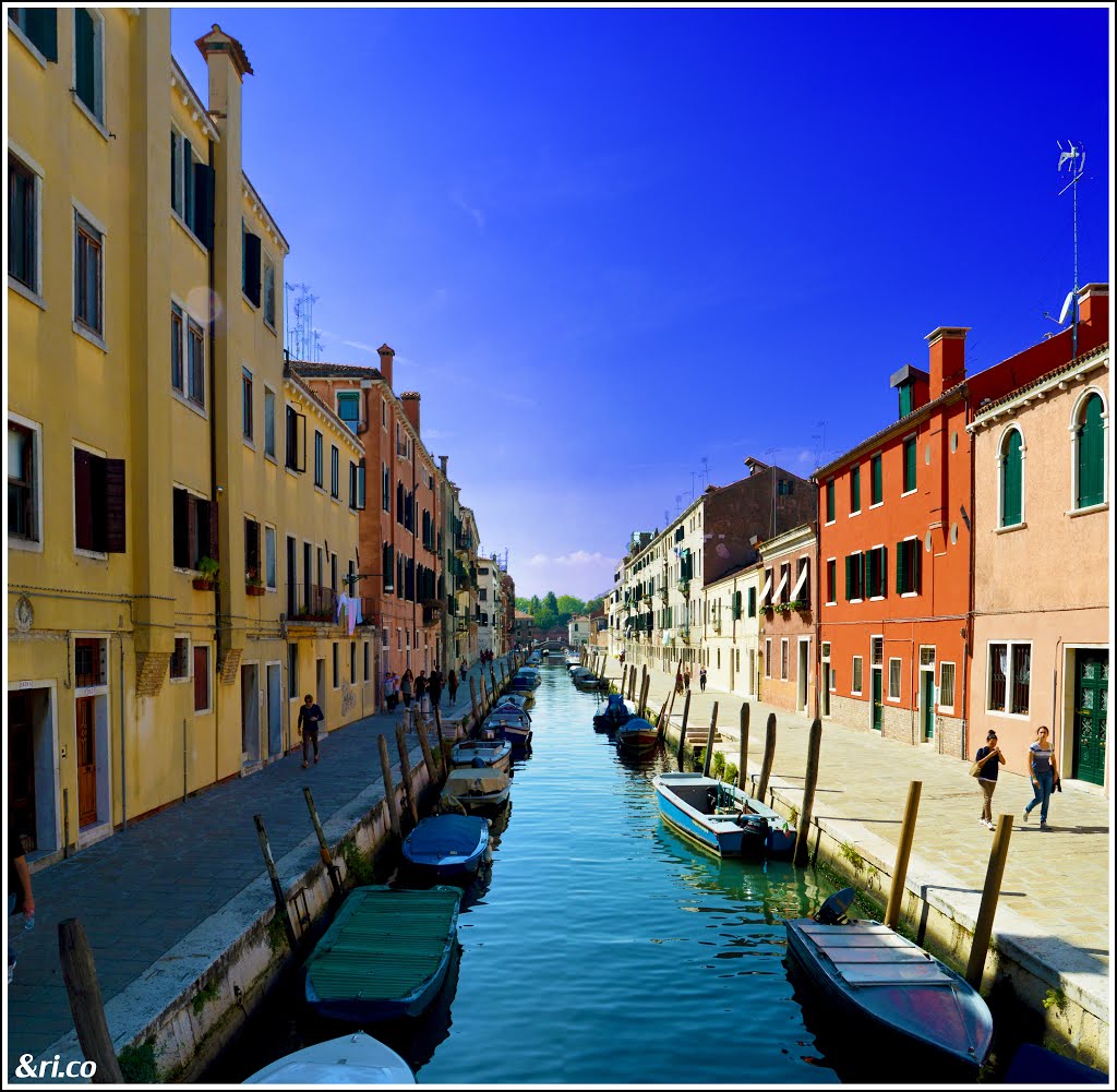 Venice, little canals view