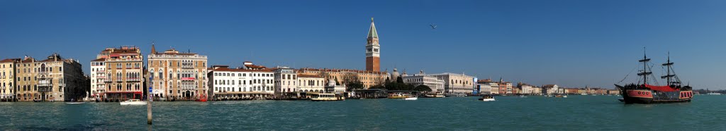 Panoramic views from Santa Maria della Salute.. Venice, Italy.. panorama by geotsak